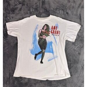 Vintage 1988 Amy Grant Lead Me‎ On Tour Graphic T Shirt Pop Grunge